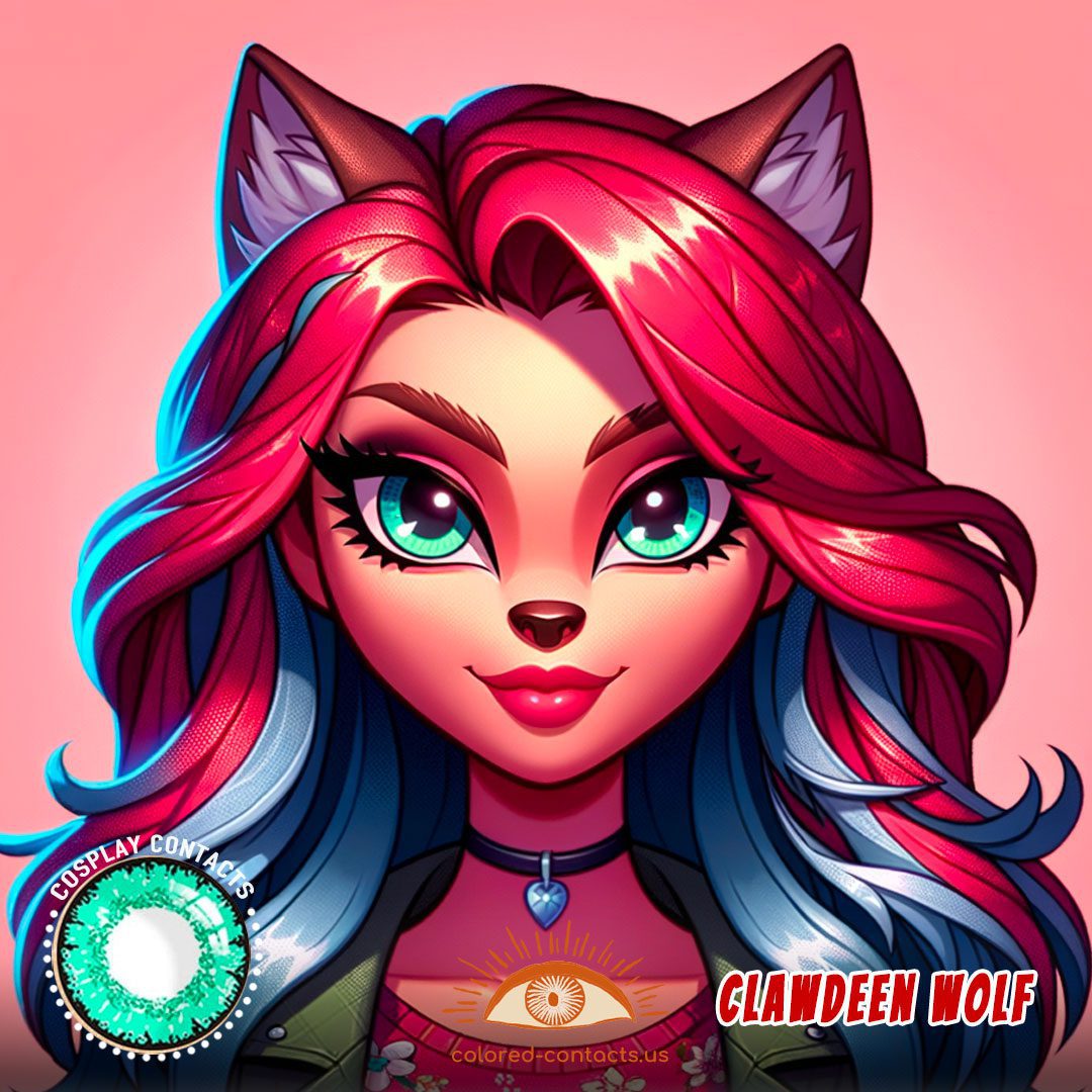 Monster High : Clawdeen Wolf Cosplay Contact Lenses - image 1