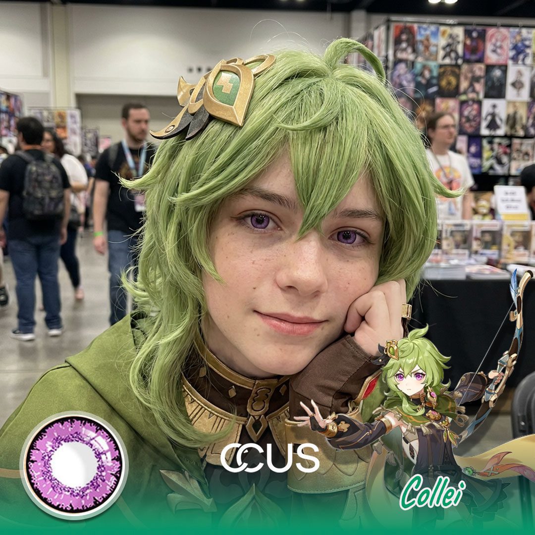 Genshin Impact Collei Cosplay Contact Lenses - image 1