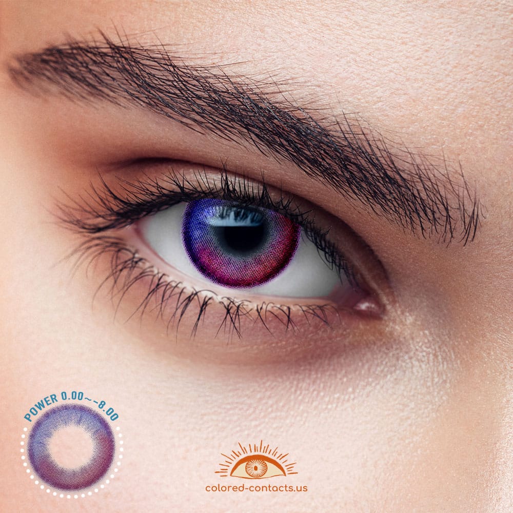 Comet Glow Purple Colored Contacts - image 1