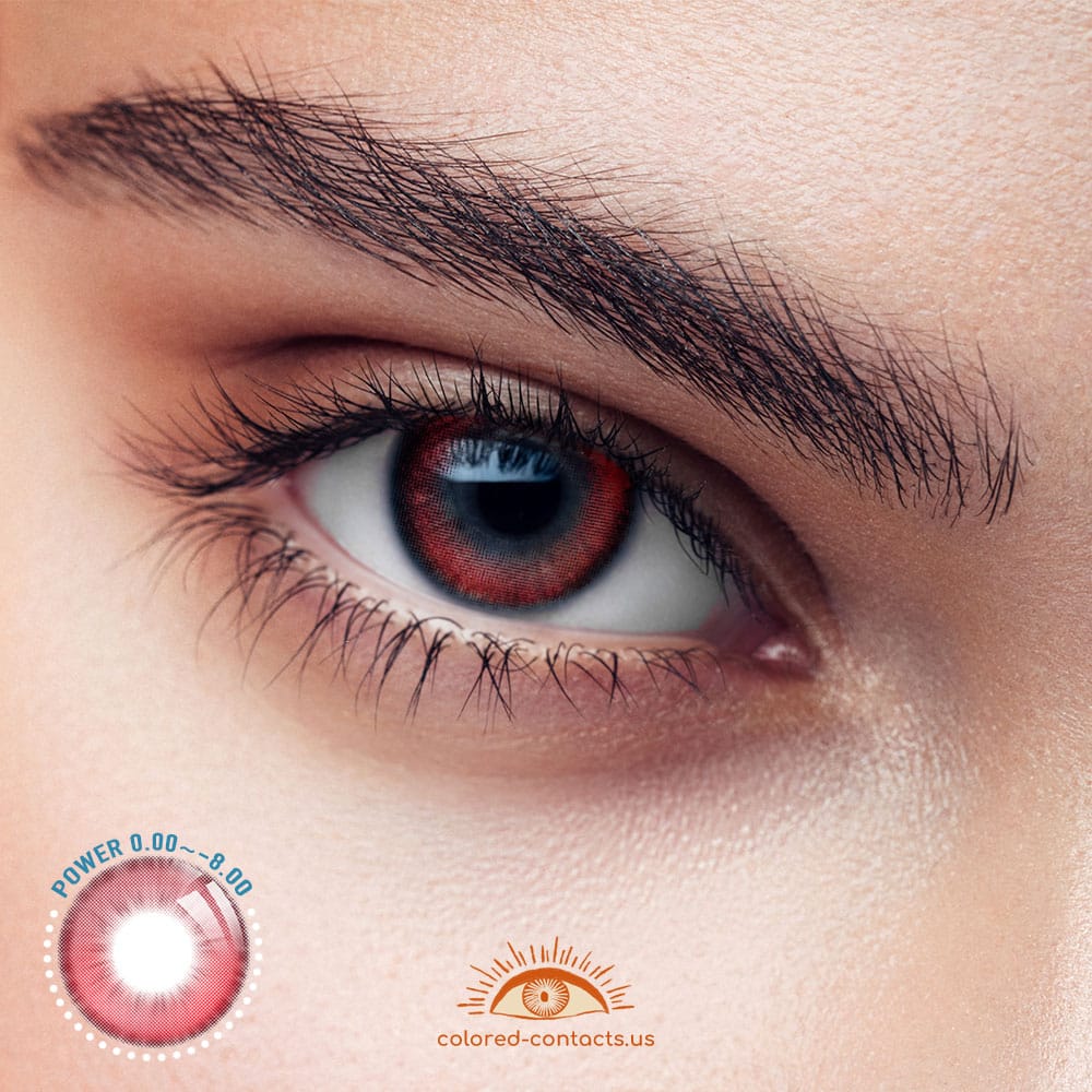 Comet Glow Red Colored Contacts - image 1