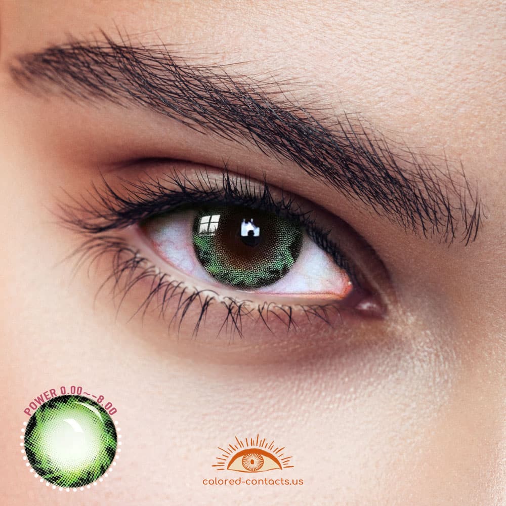 Comet Green Colored Contacts - image 1