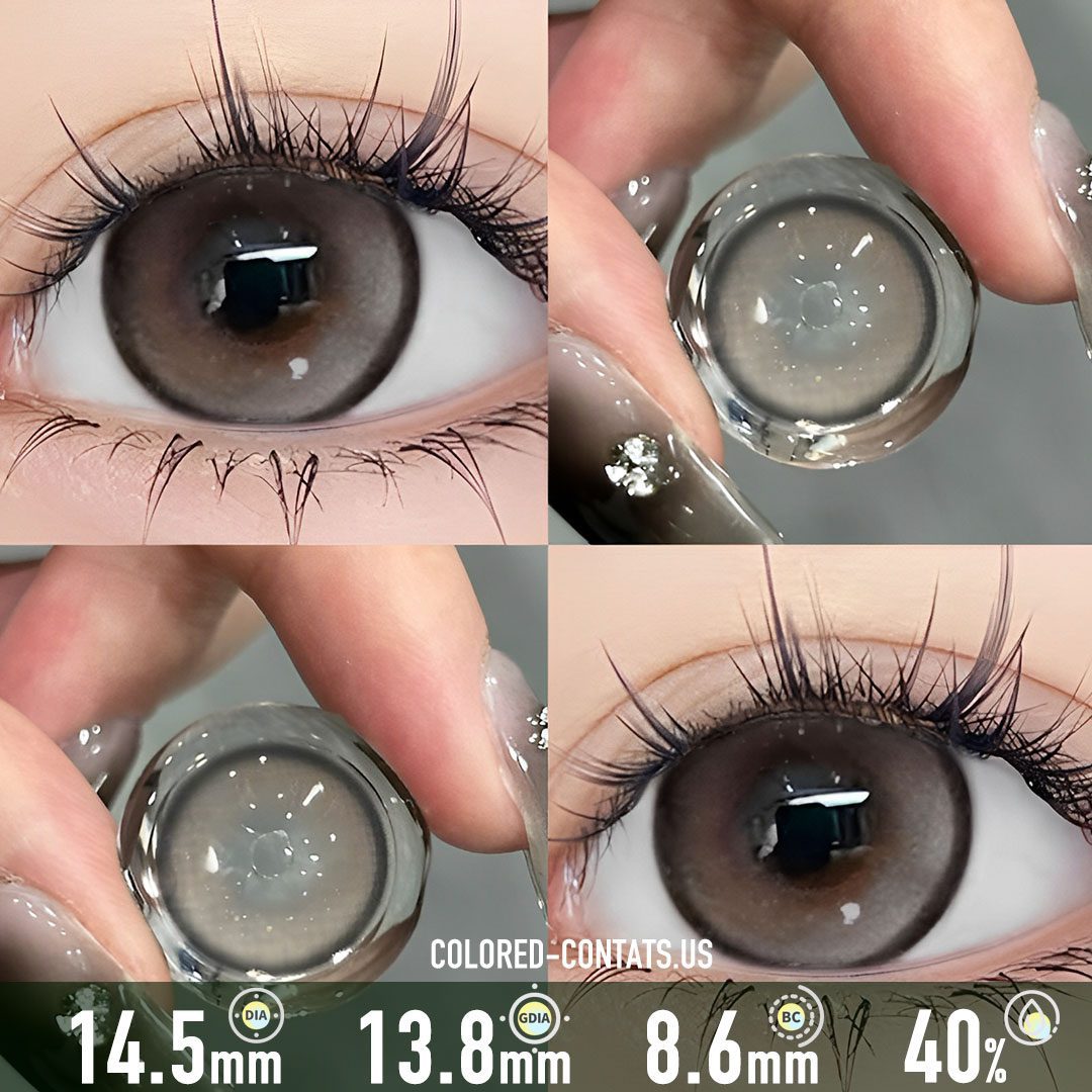 Condensed Mocha Brown Contact Lenses - image 1