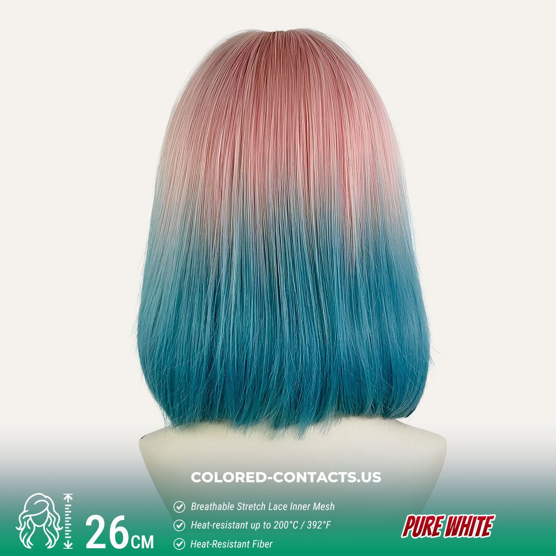 Cotton Candy Gradient Rainbow Wig - thumbnail 2