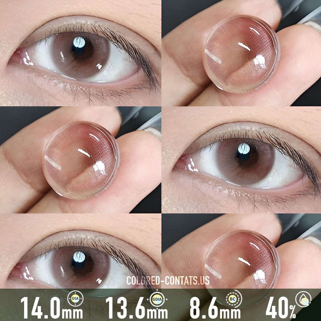 Creamy Tea Blossom Pink Contact Lenses - image 1