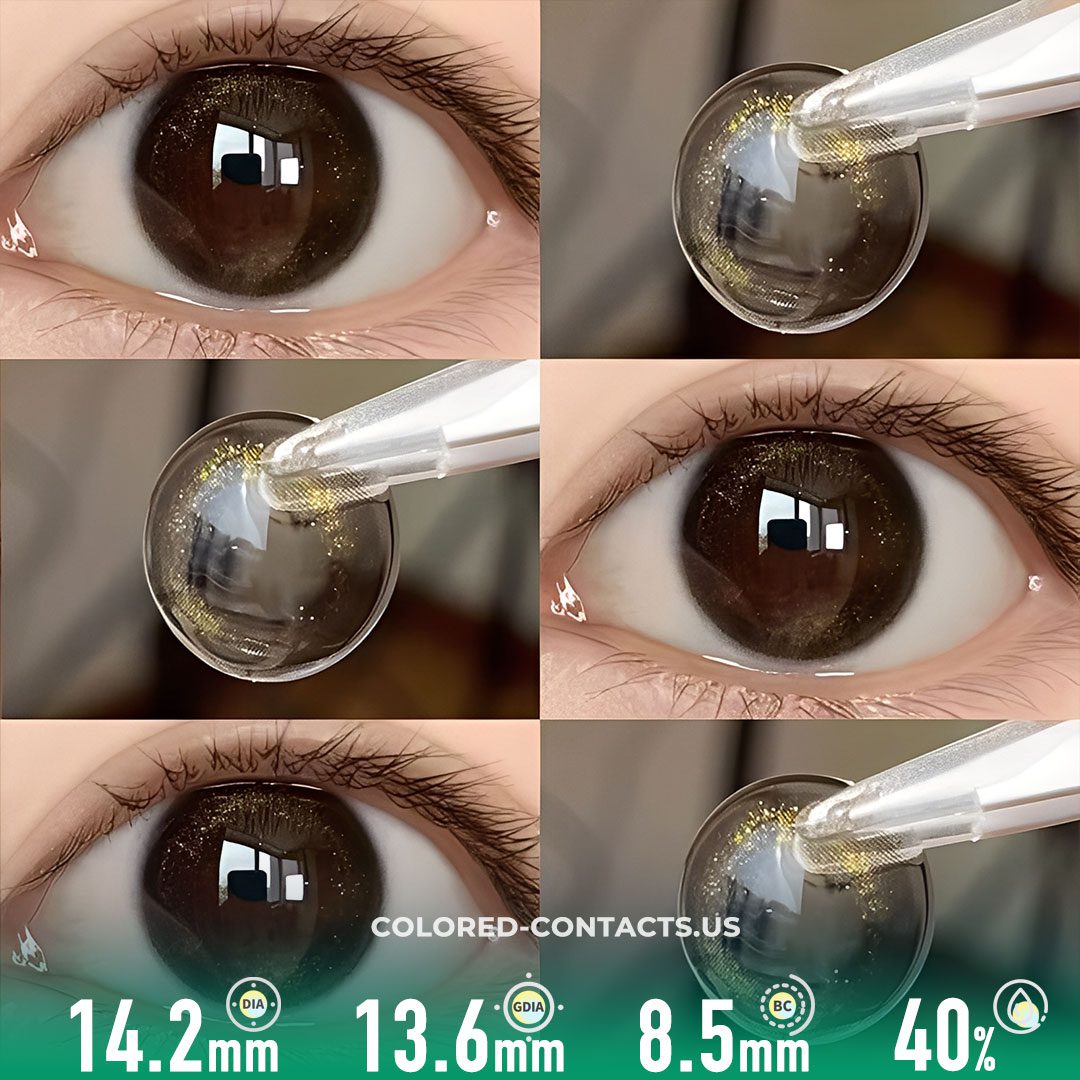 Crystal Grey Sparkle Contact Lenses - image 1