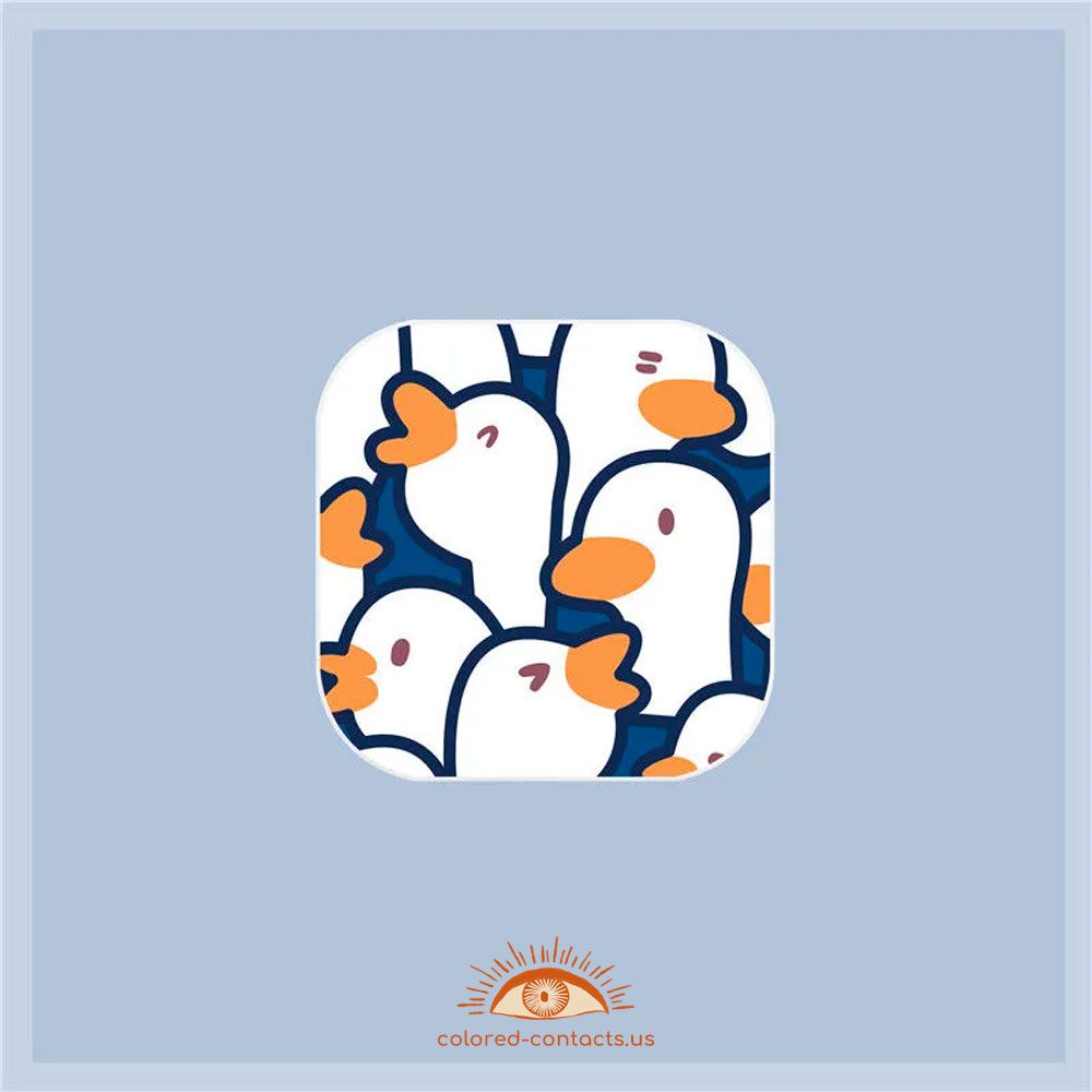 Cute Ducks Contact Lens Case - image 1