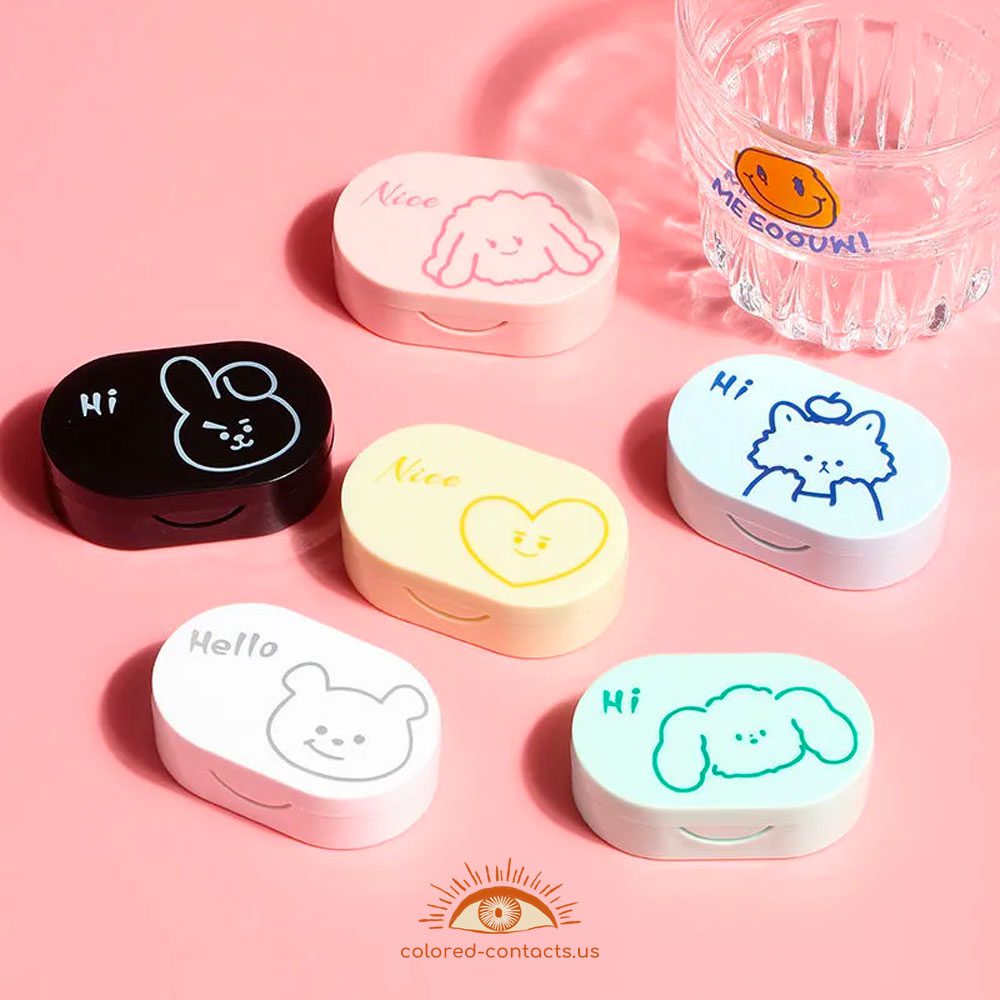 Cute Animals Contact Lens Case - image 1
