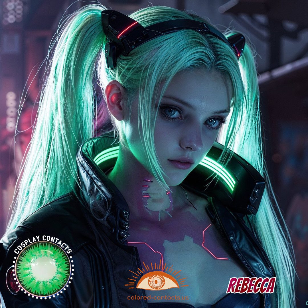 Cyberpunk Edgerunners Rebecca Cosplay Contact Lenses - image 1