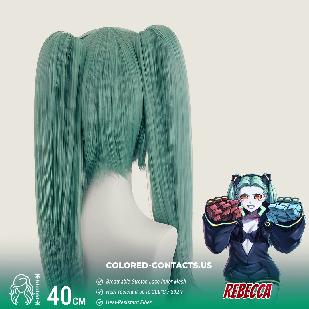 Cyberpunk Edgerunners Rebecca Cosplay Wig - thumbnail 2