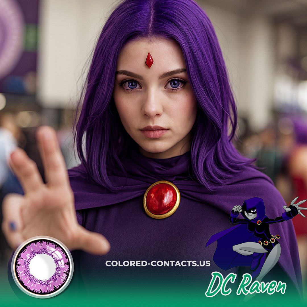 DC Raven Cosplay Contacts - image 1