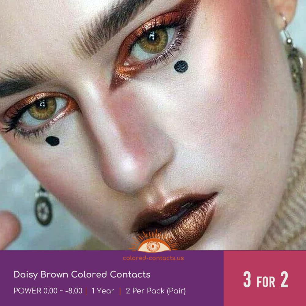 Daisy Brown Colored Contacts - thumbnail 2