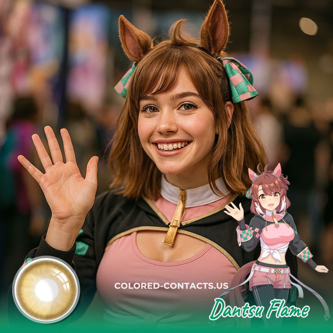 Pretty Derby : Dantsu Flame Cosplay Contact Lenses - image 1