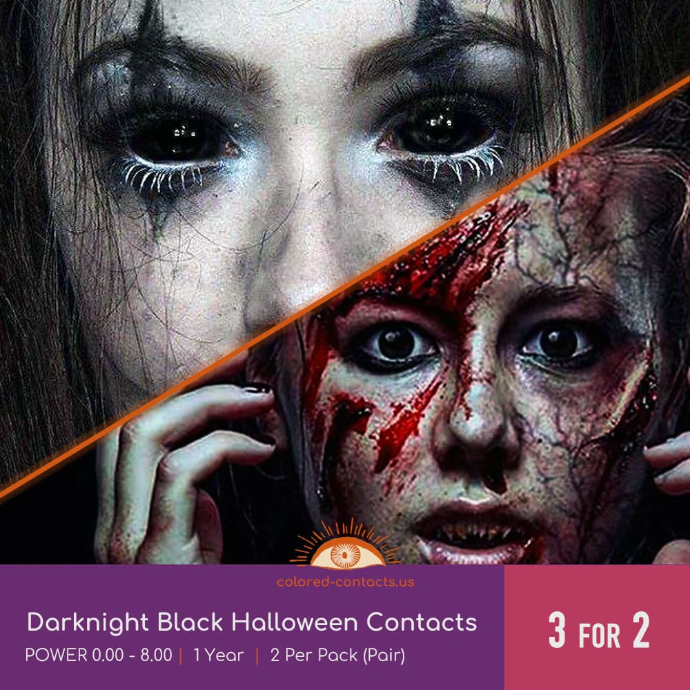 Jiraiya Cosplay Black Contact Lenses - thumbnail 4