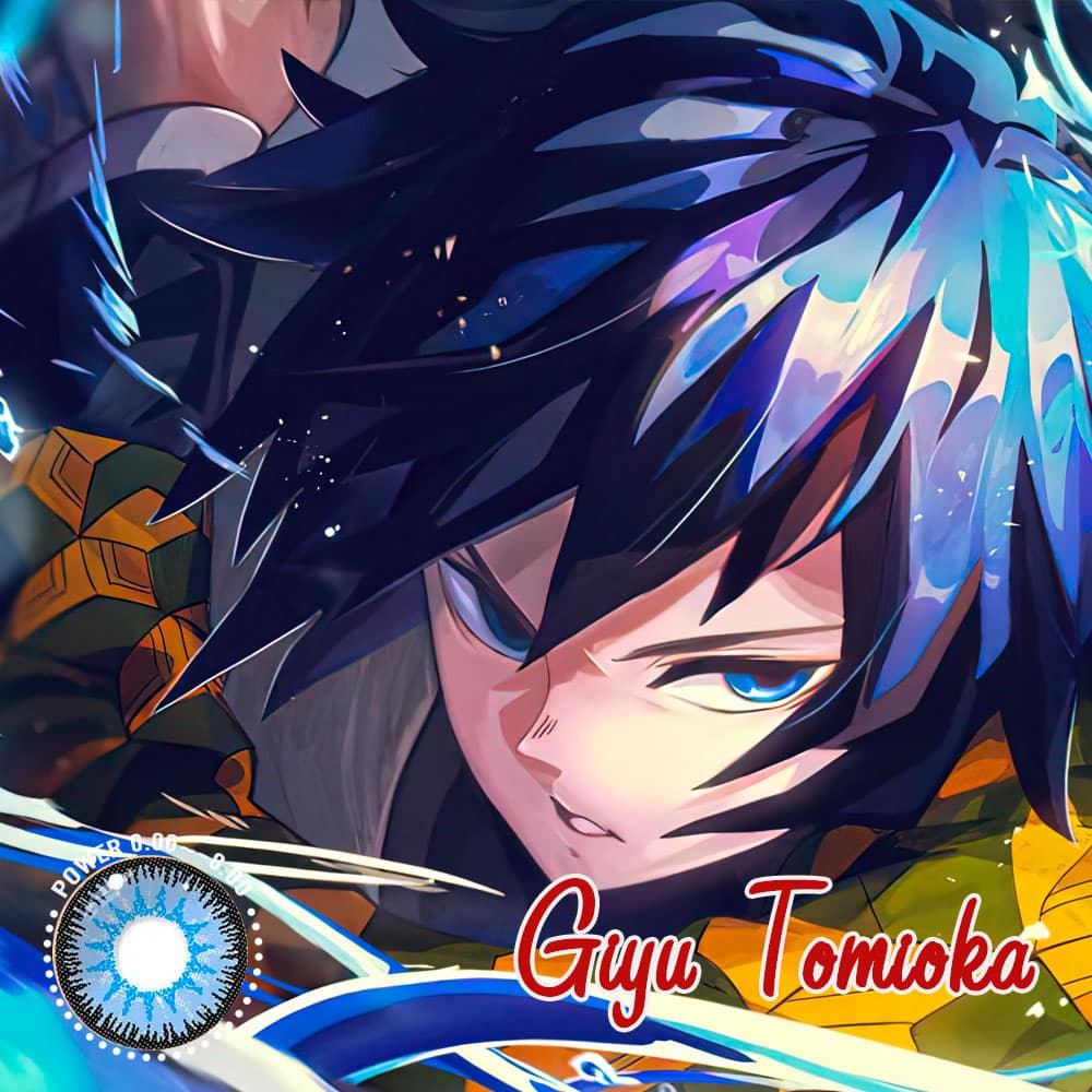 Demon Slayer Giyu Tomioka Halloween Contacts - image 1