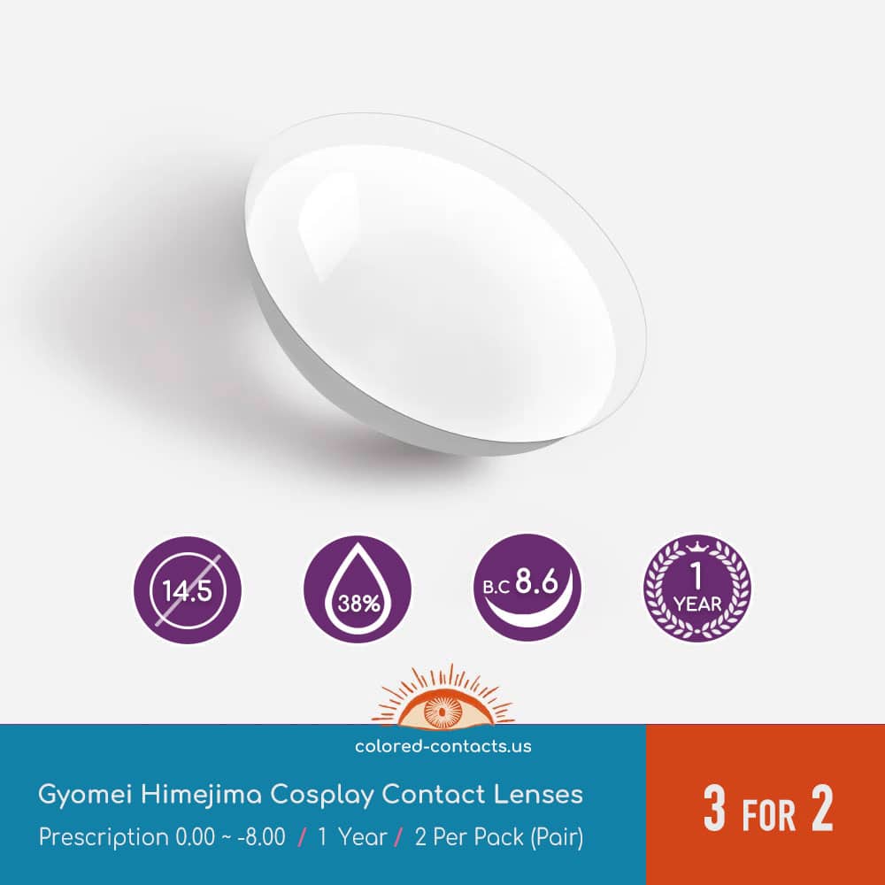 Gyomei Himejima Cosplay Contact Lenses - thumbnail 3
