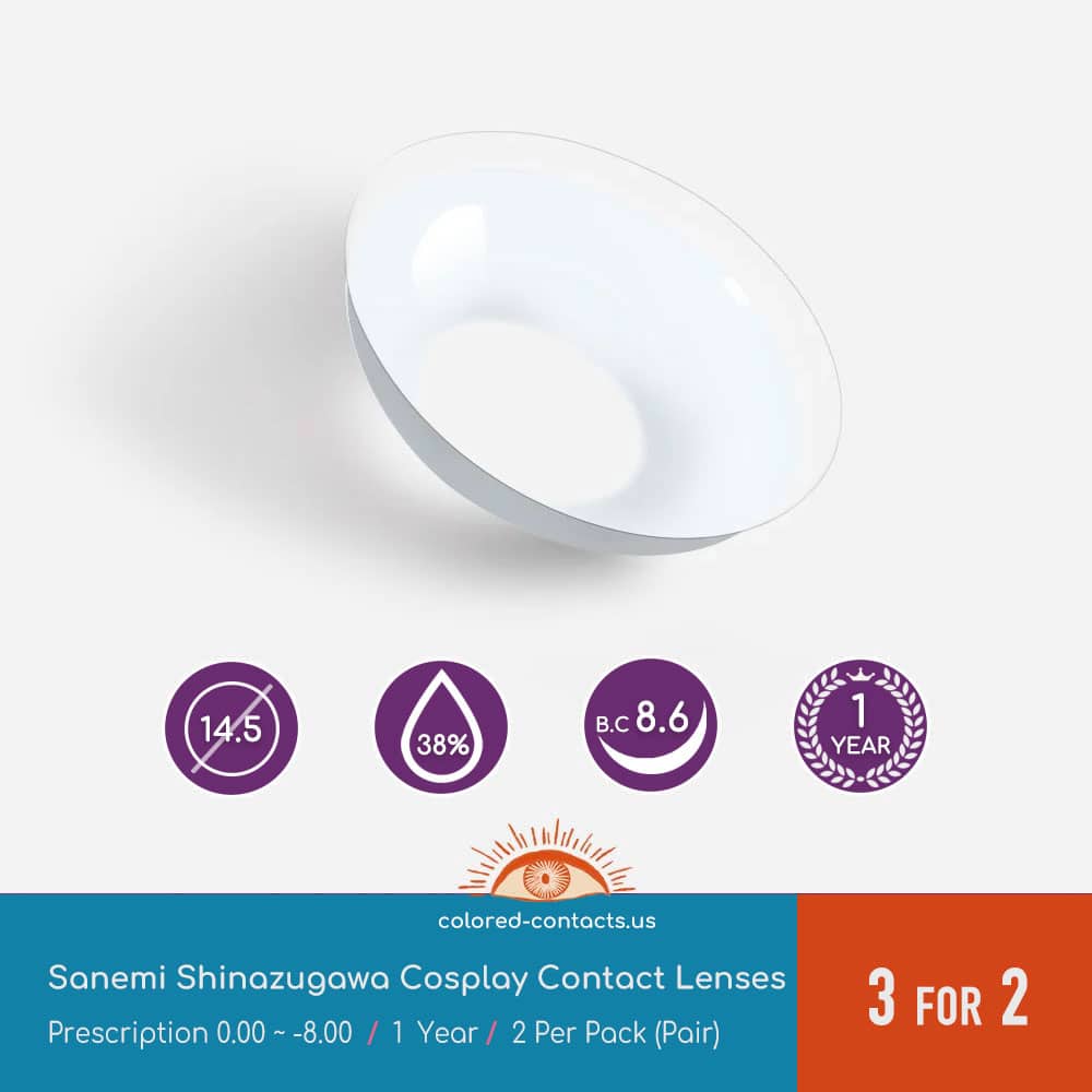 Sanemi Shinazugawa Cosplay Contact Lenses - thumbnail 3