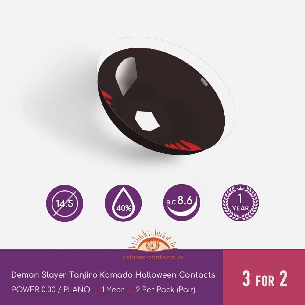 Tanjiro Kamado Halloween Contacts - thumbnail 4