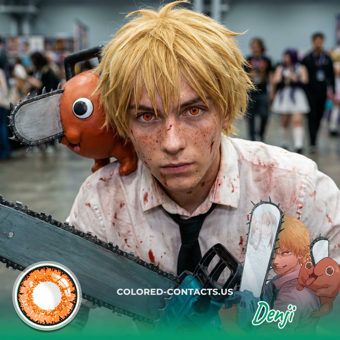 Denji Cosplay Contact Lenses - image 1
