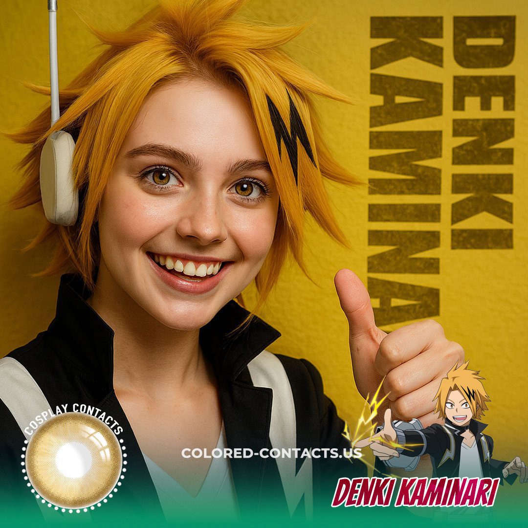 Denki Kaminari Cosplay Contact Lenses - image 1