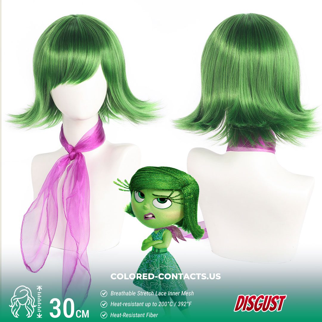 Inside Out: Disgust Cosplay Wig - image 1