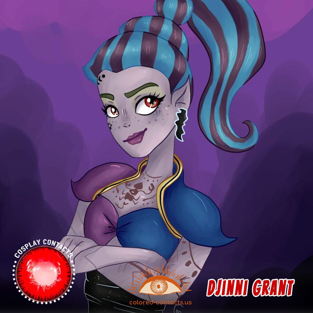 Monster High : Djinni Grant Cosplay Contact Lenses - image 1