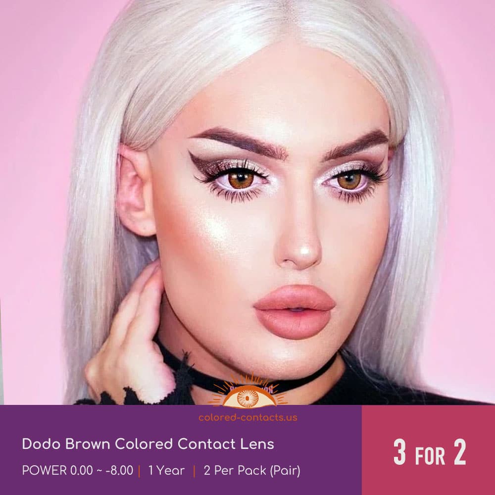 Dodo Brown Colored Contact Lens - thumbnail 2