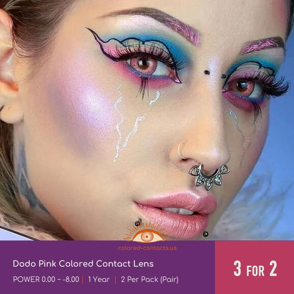 Dodo Pink Colored Contact Lens - thumbnail 2