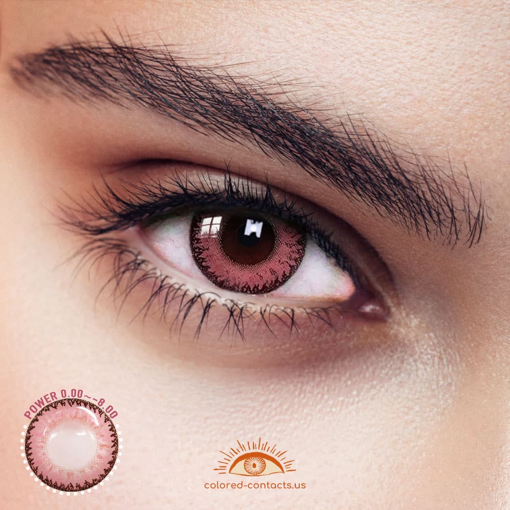 Dodo Pink Colored Contact Lens - image 1