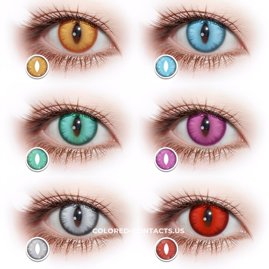 Fire Dragon Crimson Contact Lenses | 4-Piece Set - thumbnail 2