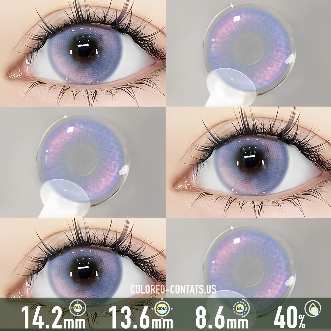 Dreamy Champagne Violet Contact Lenses - image 1