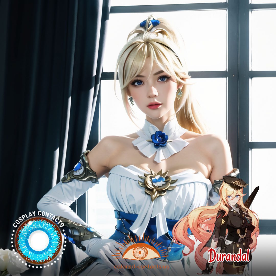 Honkai Impact 3rd: Durandal Cosplay Contact Lenses - image 1