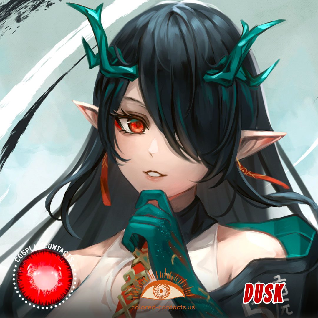 Arknights : Dusk Cosplay Contact Lenses - image 1