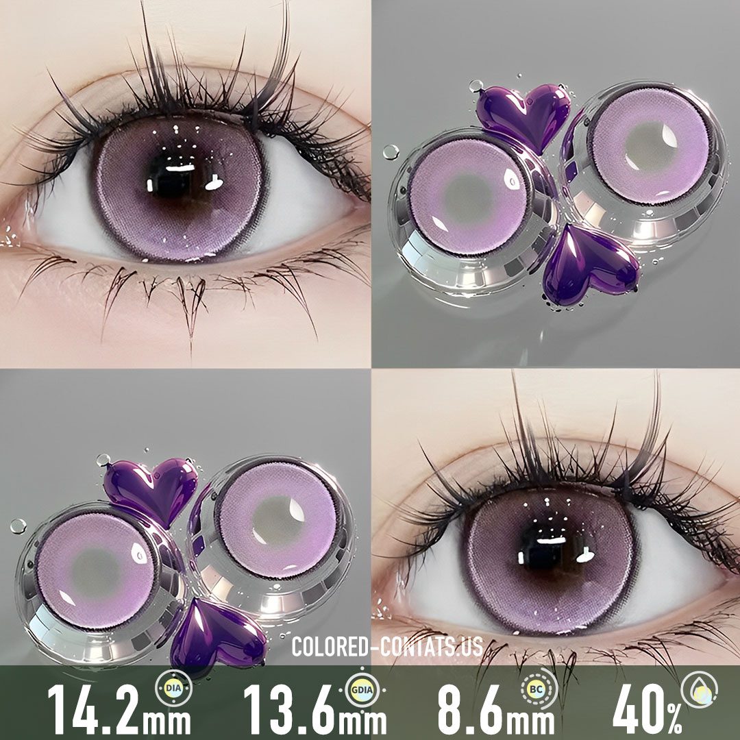 Dusk Mirage Purple Contact Lenses - image 1