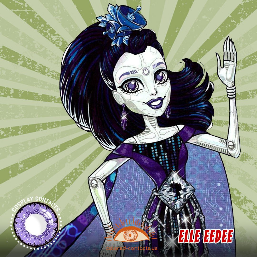 Monster High : Elle Eedee Cosplay Contact Lenses - image 1