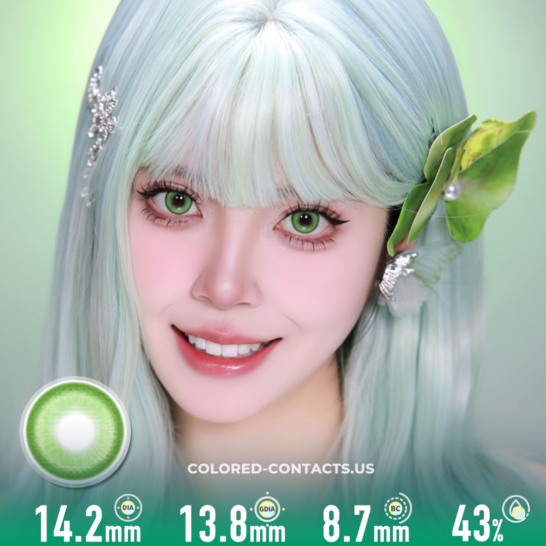 Emerald Jewel Green Contacts | 4-Lens Pack - image 1
