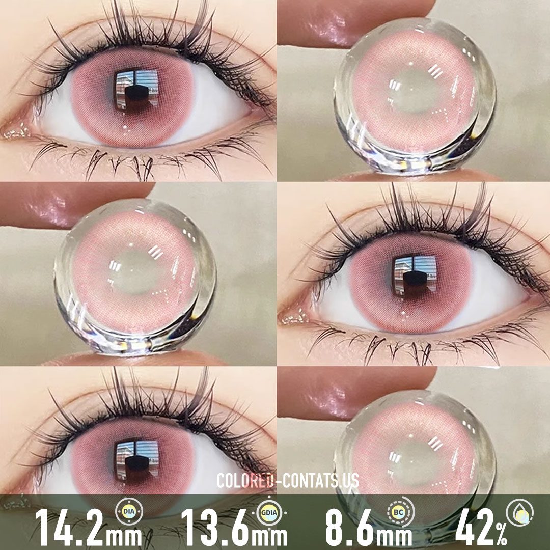 Enchanted Pink Champagne Contact Lenses - image 1