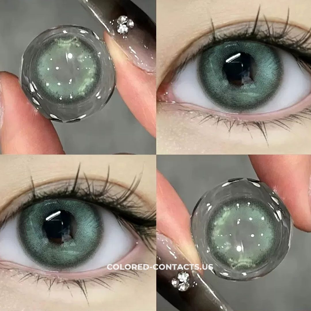 Enchanting Sage Green Contact Lens - thumbnail 2
