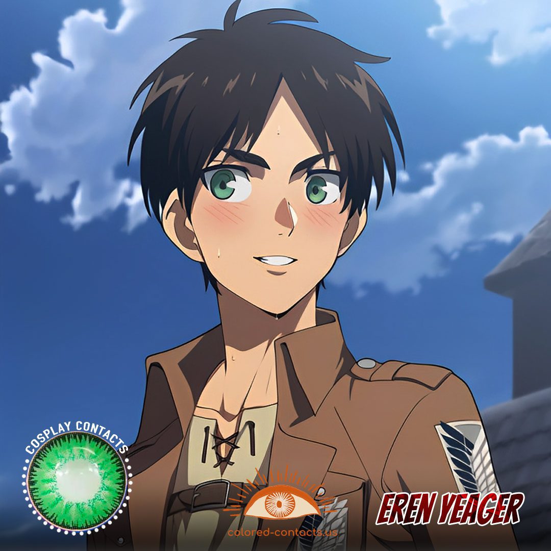 Attack on Titan: Eren Yeager Cosplay Contact Lenses - image 1