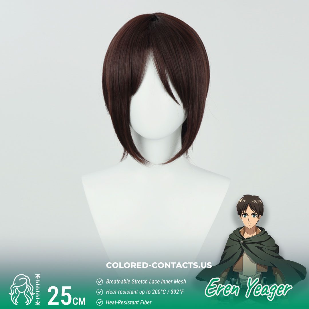 Eren Yeager Cosplay Wig - image 1