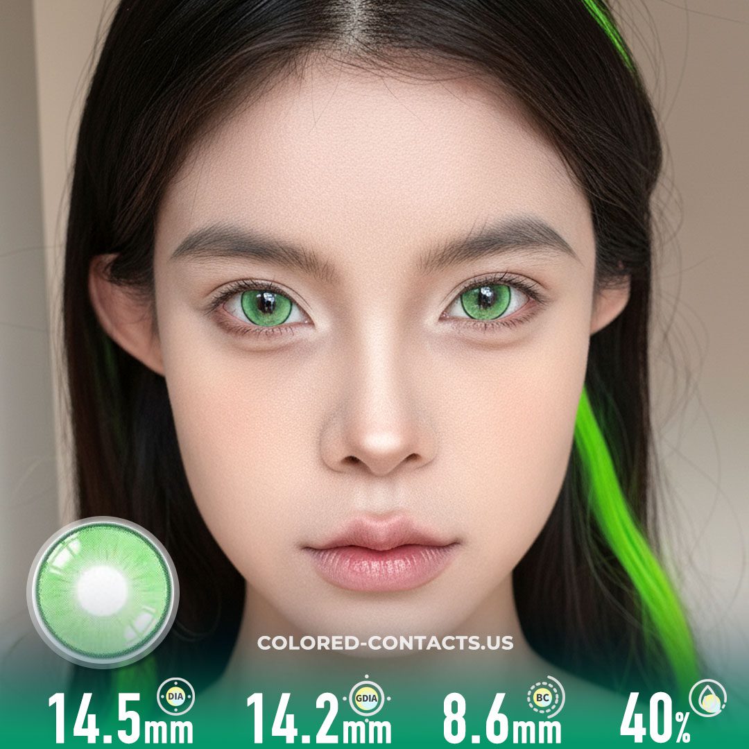 Ethereal Dream Green Colored Contacts | 4-Lens Pack - image 1