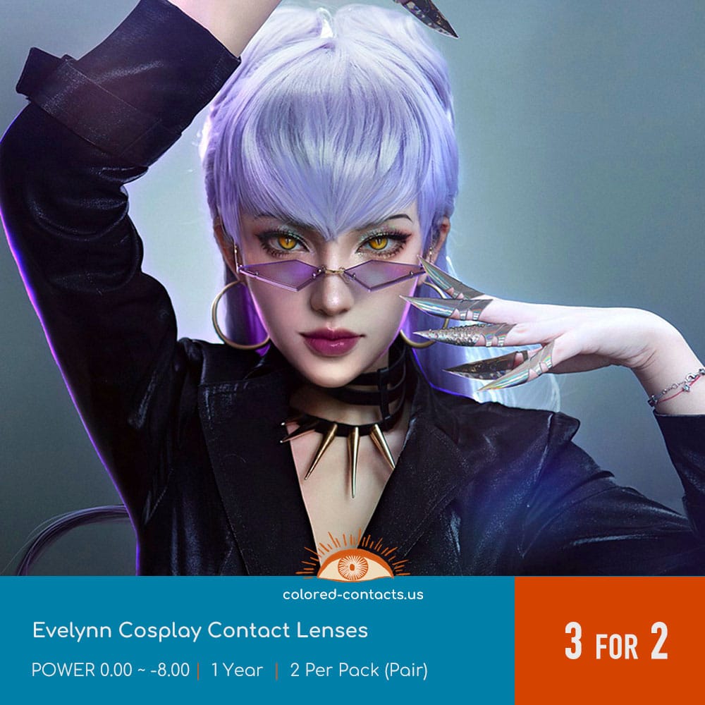Evelynn Cosplay Contact Lenses - thumbnail 3