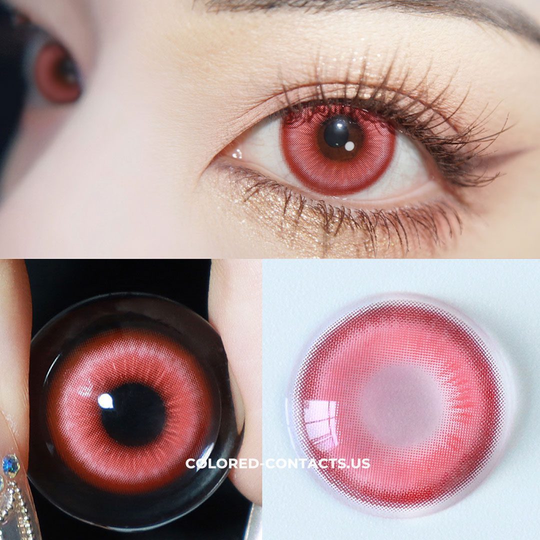 Nezuko Kamado Cosplay Contact Lenses - thumbnail 3