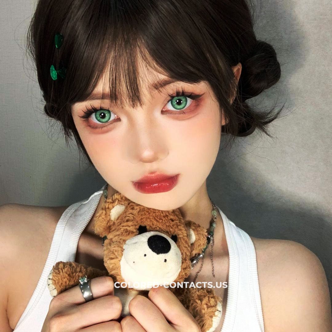 Faithful Spring Green Colored Contacts | 4-Lens Pack - thumbnail 3