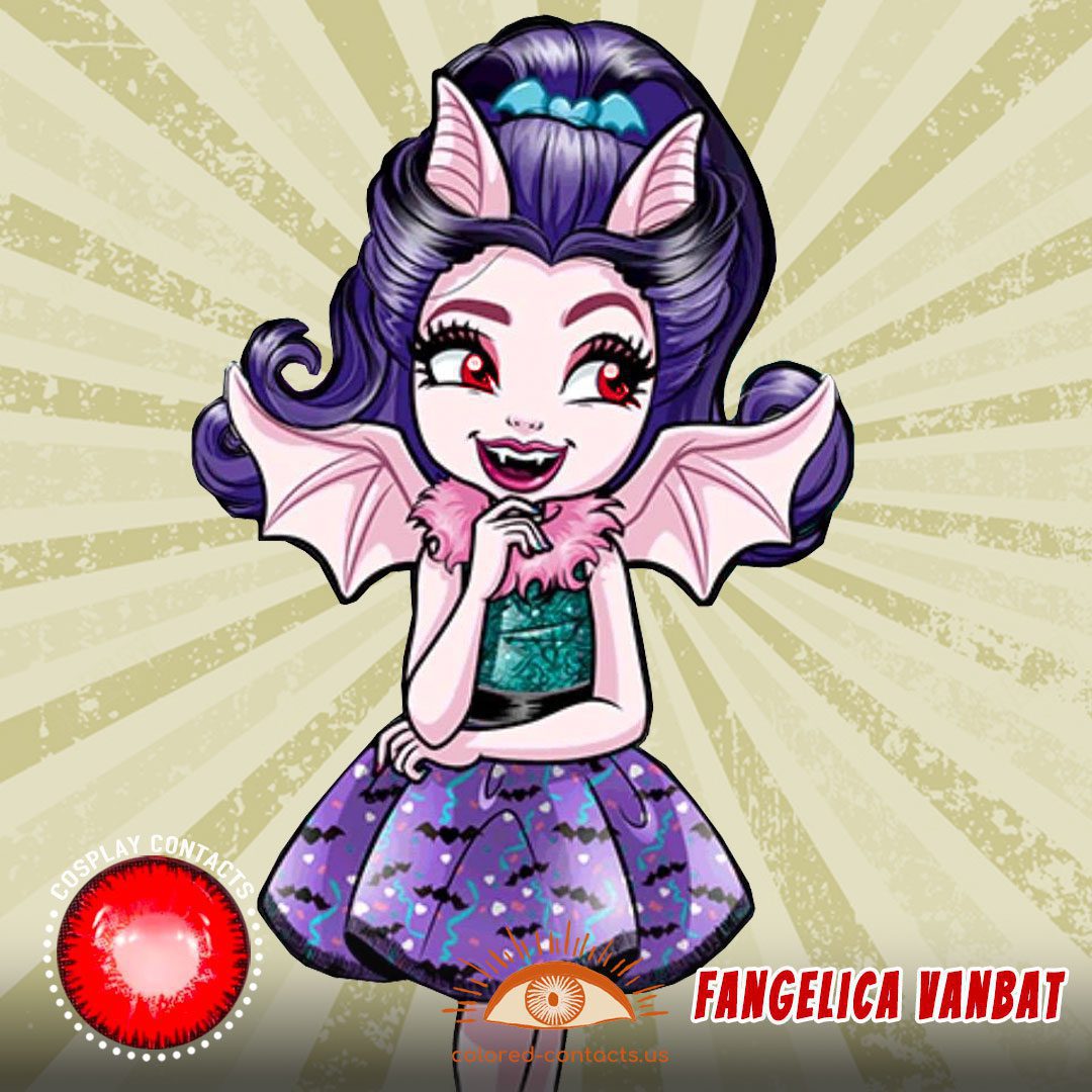 Monster High : Fangelica VanBat Cosplay Contact Lenses - image 1
