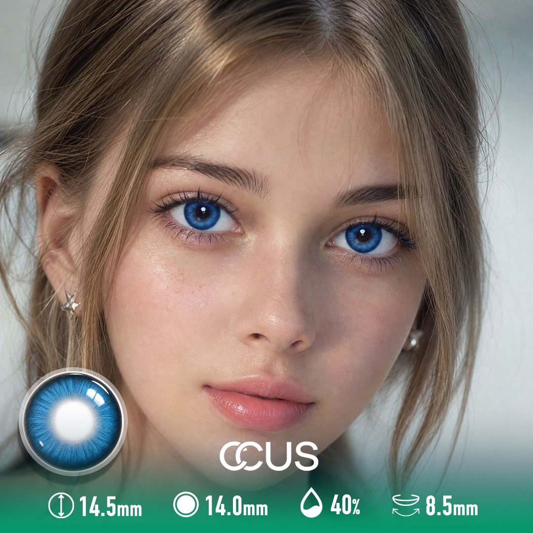 Ocean Blue Contact Lenses - image 1