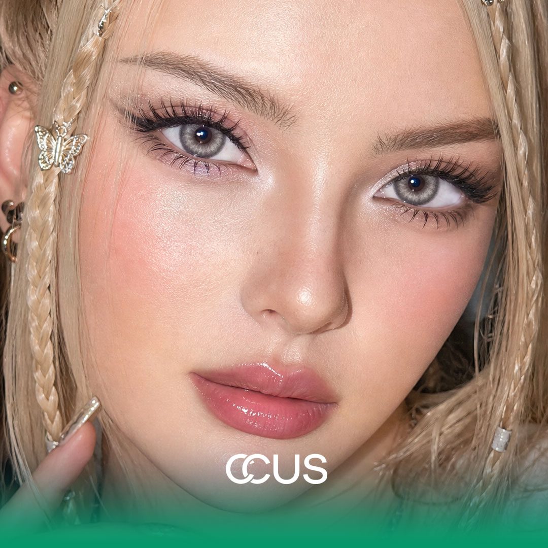 Smoky Silver Contact Lenses - thumbnail 2