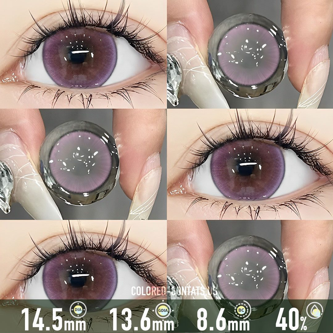 Fantasy Unicorn Purple Contact Lenses - image 1