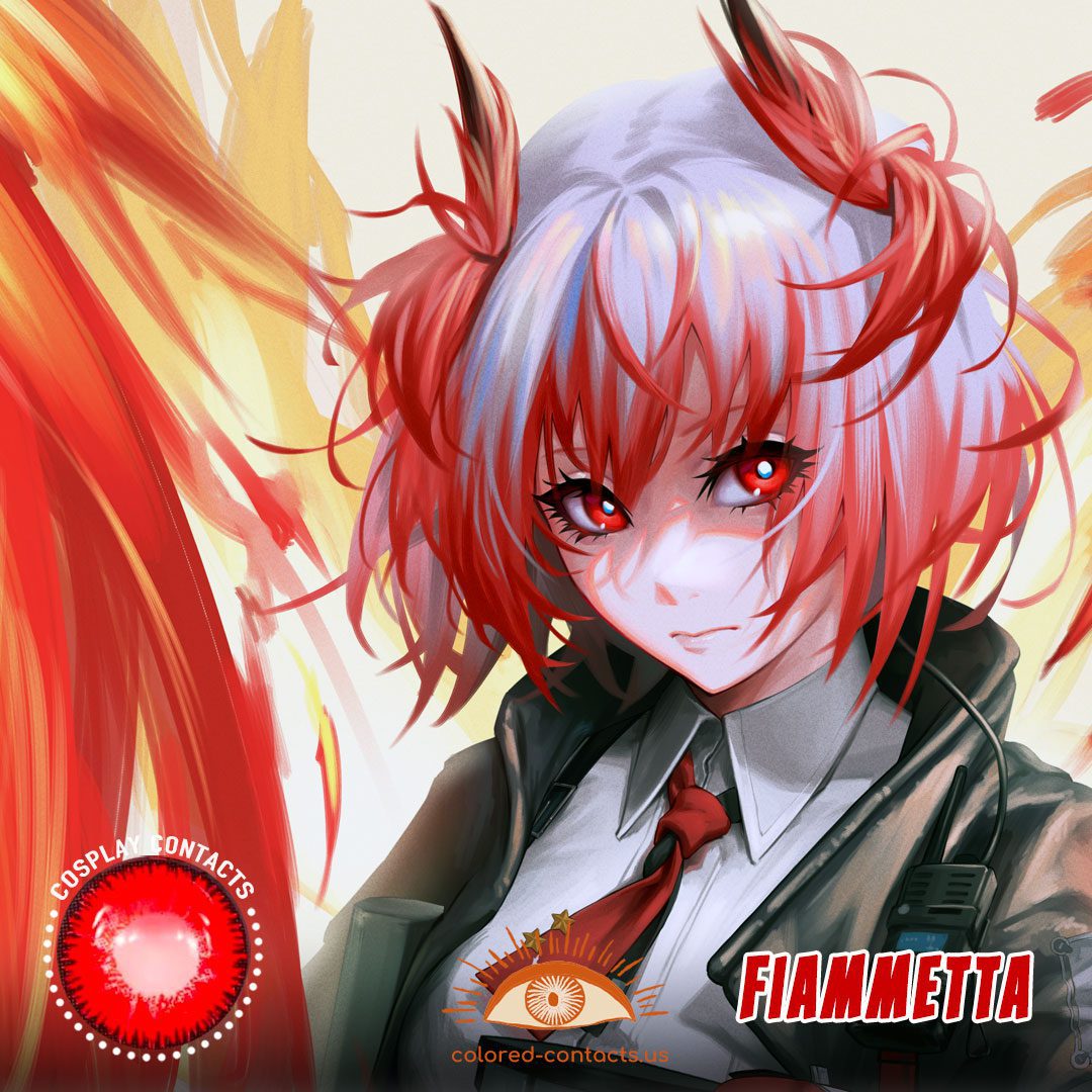 Arknights : Fiammetta Cosplay Contact Lenses - image 1