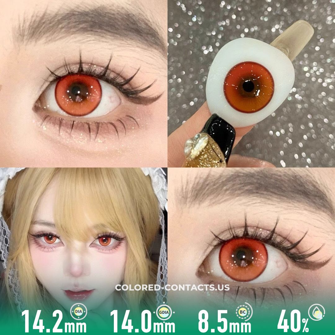 Flame & Fire Contact Lenses | 10-Piece Set - image 1