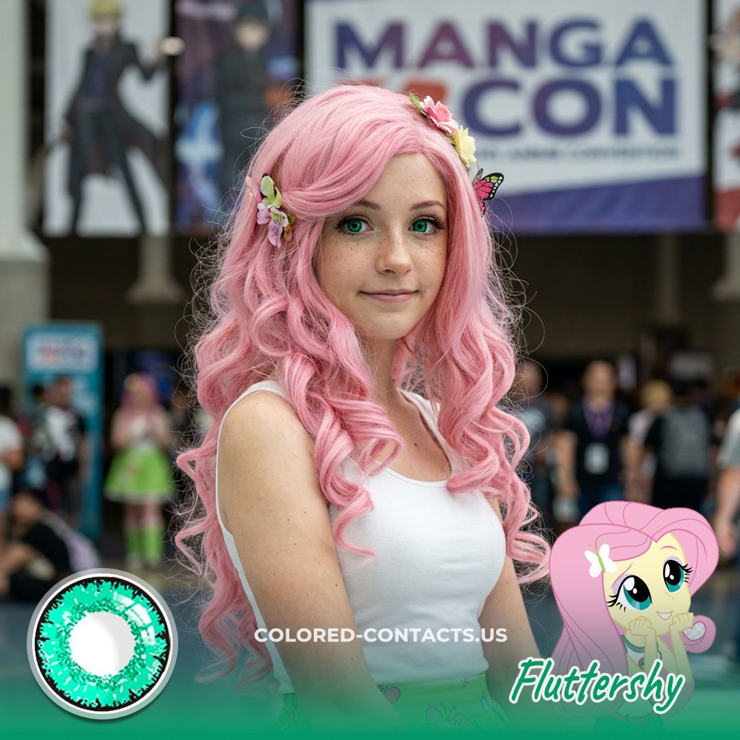 Fluttershy Cosplay Contact Lenses - image 1